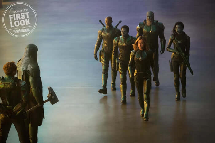 inspiringlife.pt - Novas fotos do 'Capitão Marvel' revelam um Nick Fury mais novo, Starforce e os Skrulls