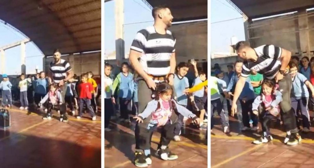 Professor ajuda aluna deficiente a realizar o sonho de dançar