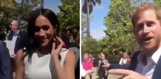 Príncipe Harry tem reacção hilariante ao ver homem oferecer ramo de flores a Meghan