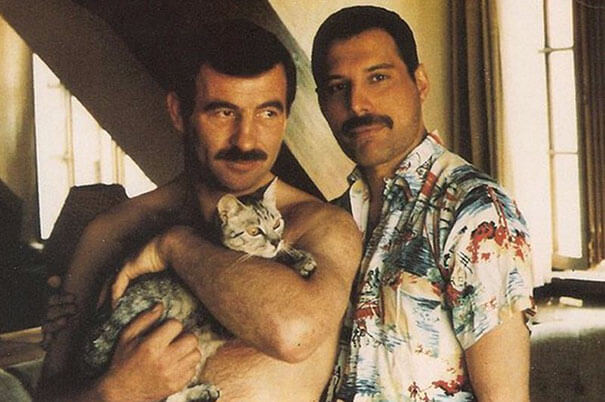 inspiringlife.pt - Fotos raras mostram o amor entre Freddie Mercury e o seu namorado