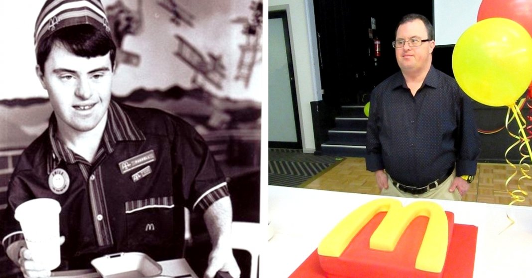 Funcionário do McDonald’s comemorou 30 anos de trabalho na empresa