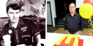 Funcionário do McDonald’s comemorou 30 anos de trabalho na empresa