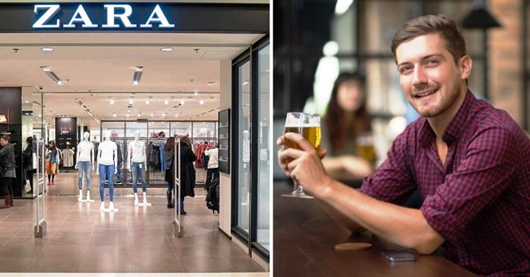 Lojas da ZARA vão ter sala de espera para os homens com cerveja grátis