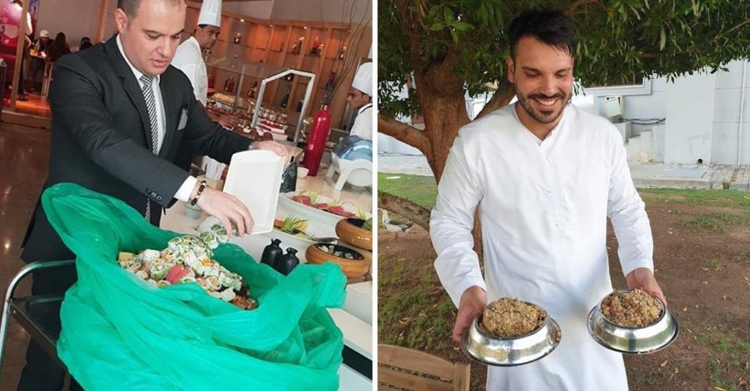 Hotel de luxo guarda restos de comida e dá a cães de abrigo