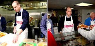 Príncipe William segue o exemplo da mãe e serve refeições a pessoas desalojadas
