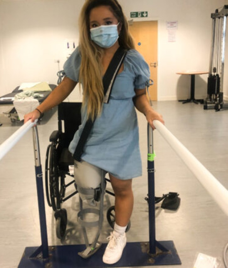 inspiringlife.pt - Enfermeira perdeu a perna na luta contra o Covid-19
