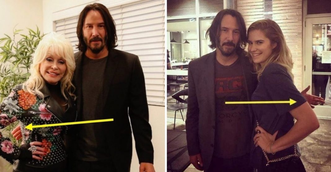 Keanu Reeves nunca toca em mulheres que pedem fotos