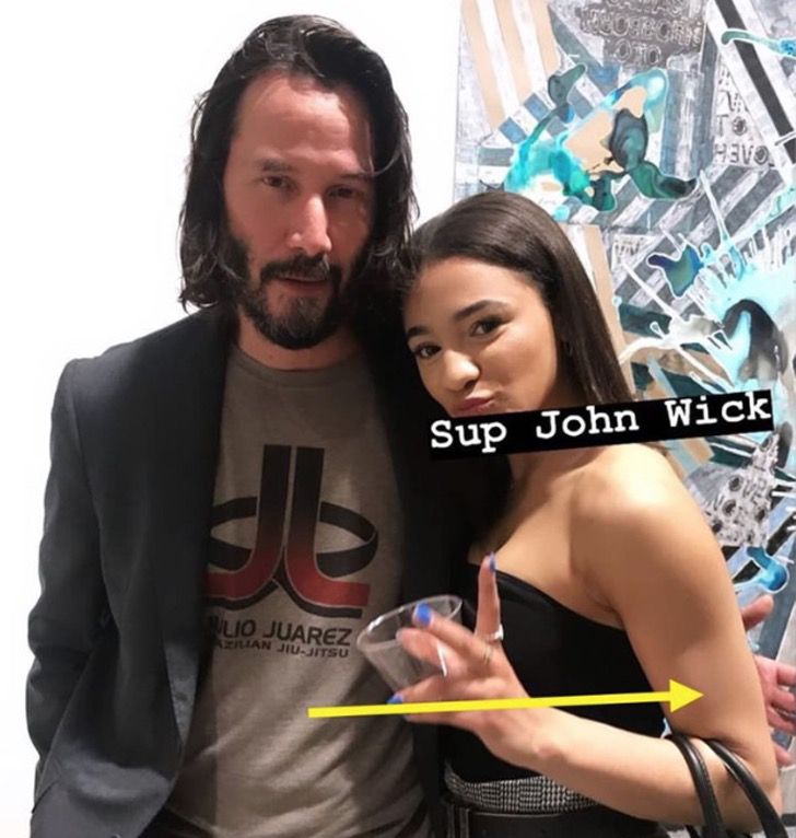 inspiringlife.pt - Keanu Reeves nunca toca em mulheres que pedem fotos