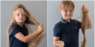 Menino deixa seu cabelo crescer por nove anos para doar a crianças com câncer