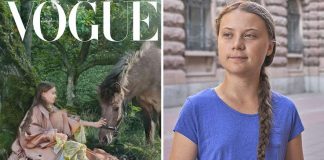 Greta foi capa da Vogue e criticou a indústria: “A moda contamina as pessoas”