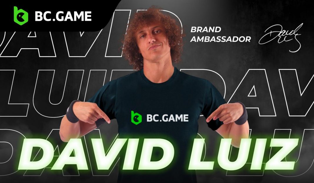 David Luiz agora é o embaixador da BC.GAME