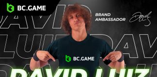 David Luiz agora é o embaixador da BC.GAME
